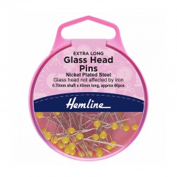 Hemline Quilters Glass Head...